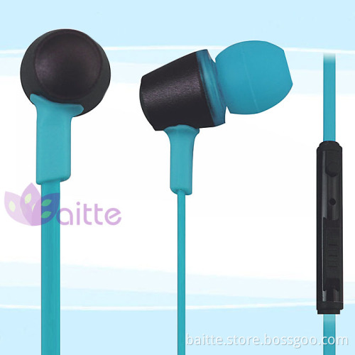 metal earphone with mic many colors for choice